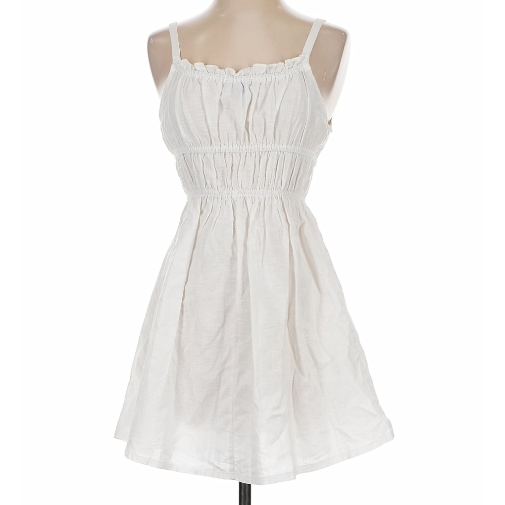 Elegant White Summer Dress